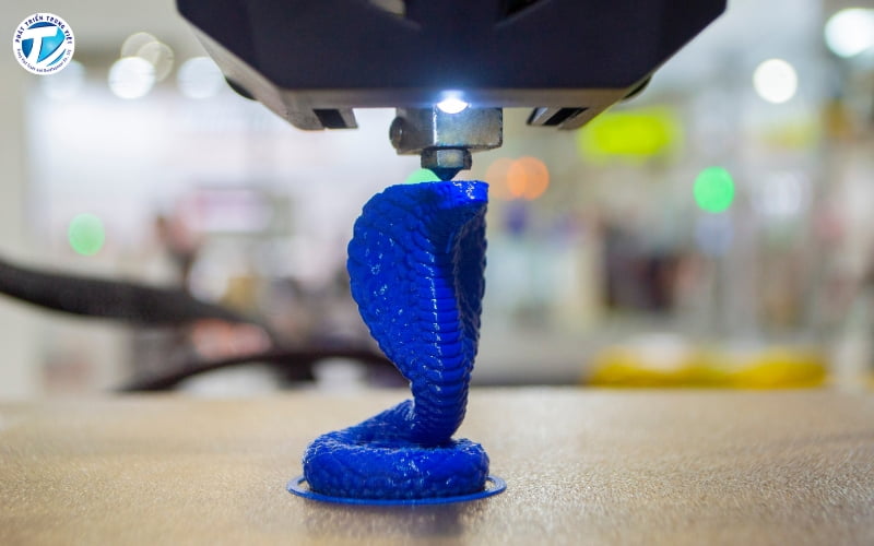 In 3D hình con rắn chi tiết, sống động